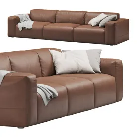 Leather Seat Cloud Sofa by Prostoria